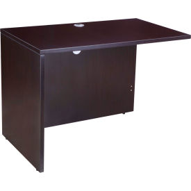 Boss Office Products N192-MOC Boss Reversible Desk Return - 36"W x 24"D - Mocha image.