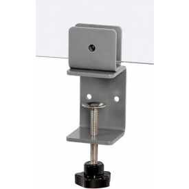 Boss Office Products NP02 Boss Desk Clamp For Plexiglass Panel - Side Mounting - Pack of 2 image.