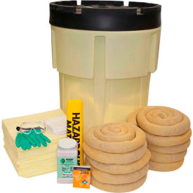ENPAC® 95 Gallon SpillPack Spill Kit, Aggressive, Easy-Off Lid, Yellow, 1491-YE ENPAC® 95 Gallon SpillPack Spill Kit, Aggressive, Easy-Off Lid, Yellow, 1491-YE