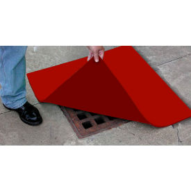 ENPAC® Spill Protector Drain Cover, 18" x 18" x 1/4", Red, 4318-SP ENPAC® Spill Protector Drain Cover, 18" x 18" x 1/4", Red, 4318-SP