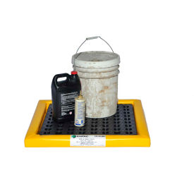 5600-YE ENPAC; Poly-Spill Pad With Grate - 24" x 24" x 2", 5600-YE