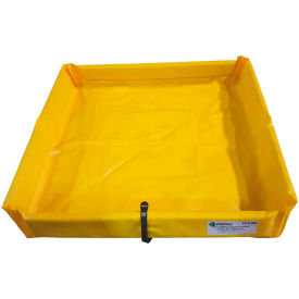 ENPAC® Folding Duck Pond Mini-Berm Containment, 2 x 2 x 1/2, 5622-YE-F ENPAC® Folding Duck Pond Mini-Berm Containment, 2 x 2 x 1/2, 5622-YE-F