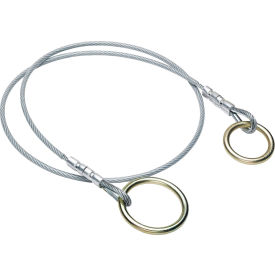 WERNER LADDER - Fall Protection A112002 Werner® Cable Choker, 2L, O Ring, 5/16" Vinyl Coated Cable image.