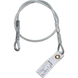 WERNER LADDER - Fall Protection A112004NR Werner® Cable Choker, 4L, w/o O Ring, 5/16" Vinyl Coated Cable image.