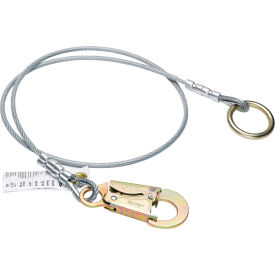 WERNER LADDER - Fall Protection A113004 Werner® Anchor Extension, 4L, O Ring, Snaphook, 1/4" Vinyl Coated Cable image.