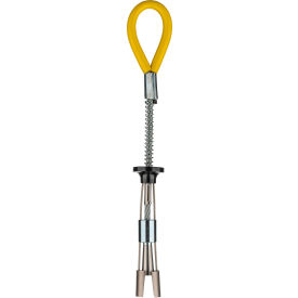 WERNER LADDER - Fall Protection A510000XO Werner® Reusable Concrete Anchor, 3/4" Dia. Drill Hole, 12"L, Orange image.