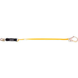 WERNER LADDER - Fall Protection C311220 Werner® 12 Free Fall Lanyard w/ Snap Hook & Rebar Hook, 6L, 400 lbs image.
