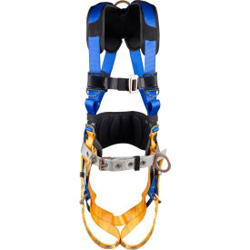 WERNER LADDER - FALL PROTECTION H332101XCC Werner® Litefit Concrete Construction Harness w/ Tongue Buckle Legs, Back & Hip D-Rings, S image.