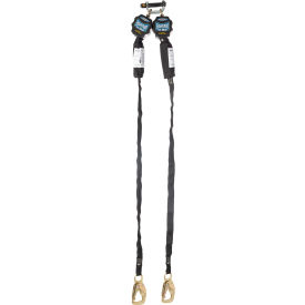 WERNER LADDER - Fall Protection R433006TB Werner® 9 Bantam Twin Leg Tie Back Web Self Retracting Lifeline w/ Steel Tie Back Snap Hook image.