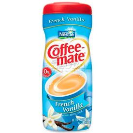 Nestle NES35775 Coffee mate® Non-Dairy Powdered Creamer, French Vanilla, 15 oz. image.