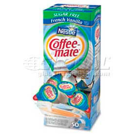 Coffee mate® Non-Dairy Liquid Creamer Single Sugar Free Fr Vanilla 0.375 oz. 50/Box