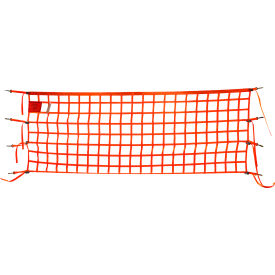 National Tool Grinding, Inc OHPW412-NO US Netting 4x12 Safety Barrier Net, Net Only, Orange image.