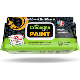 Crocodile Cloth® Professional Paint Cleaning Cloth Wipes 100 Wipes/Pack