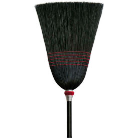 Nexstep Commercial Products 6102-6 O-Cedar Commercial Parlor 100 Black Corn Broom, 1 Broom 6102-6 image.