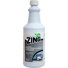ZING - Marine Safe Aluminum Pontoon & Boat Cleaner, Quart Bottle 12/Case - Z809-Q12