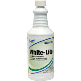 Global Industrial NL091-Q12 Nyco White Lite Tile & Grout Whitener, Chlorine Scent, 32 oz. Bottle 12/Case - NL091-Q12 image.