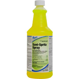 Global Industrial NL763-Q12 Nyco Sani-Spritz Spray - RTU Disinfectant, Lemon Scent, 32 oz. Bottle 12/Case - NL763-Q12 image.