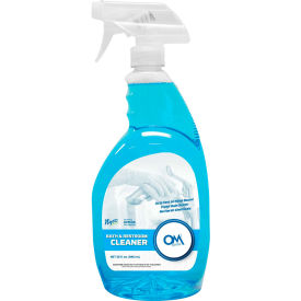 Global Industrial OM108-QPS9 Nyco Om1 Bath & Restroom Cleaner, Fresh Rain Scent, 32 oz. Bottle 9/Case - OM108-QPS9 image.