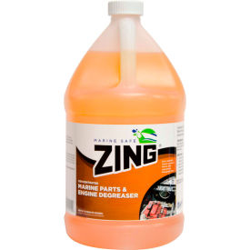 ZING - Concentrated Marine Parts & Engine Degreaser, Gallon Bottle 4/Case - Z392-G4