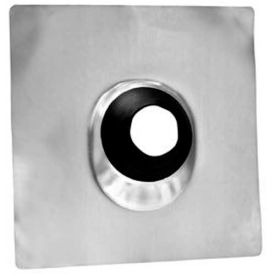 2" Large Base Galvanized No-Calk Roof Flashing 18"L x 18"W Base view 2