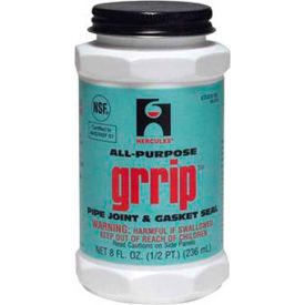 15520 Grrip Industrial Black Thread Sealant- Screw Cap With Brush 1 Pt. view 2