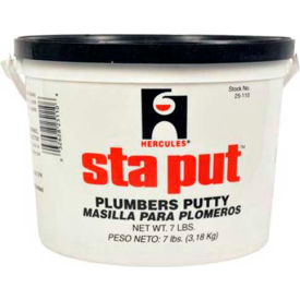 25110 Sta Put Plumber's Putty - Plastic Pail With Handle 7 lb view 2