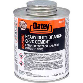 Oatey Scs 30332 Oatey EP42 CPVC HD Orange Industrial Cement 32 oz. image.