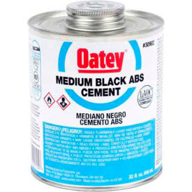 Oatey Scs 30915 Oatey 30915 ABS Medium Black Cement 1 Gallon image.