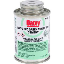 Oatey Scs 30925 Oatey 30925 ABS To PVC Transition Green Cement 16 oz. image.