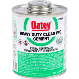 Oatey Scs 31008 Oatey 31008 PVC Heavy Duty Clear Cement 32 oz. image.