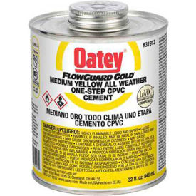 All Weather CPVC FlowGuard Gold 1-Step Yellow Cement 8 oz. view 2