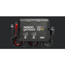 The Noco Company GENPRO10X2 NOCO 2-Bank 20A Onboard Battery Charger image.