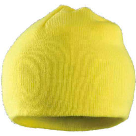 Occunomix 1091-HVY OccuNomix 100 Acrylic Beanie with Thinsulate Insulation Yellow, 12 Pack, 1091-HVY image.