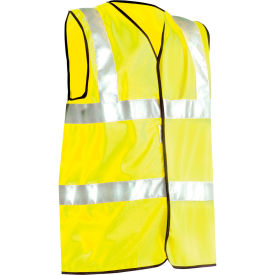 OccuNomix Hi-Vis Standard Vest Hi-Vis Yellow, Class 2, L, LUX-SSFULLG-YL