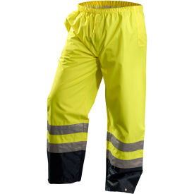 OccuNomix Premium Breathable Pants, Class E, Waterproof, Hi-Vis Yellow, 2XL, LUX-TENR-Y2X