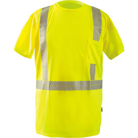 Occunomix LUX-TSSP2B-Y2X OccuNomix Short Sleeve T-Shirt Segmented Tape Hi-Vis Yellow 2XL, LUX-TSSP2B-Y2X image.