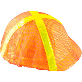 Occunomix V896-FBO OccuNomix High Visibility Full Brim Hard Hat Cover Hi-Viz Orange, 12 Pack, V896-FBO image.