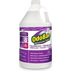 OdoBan® Concentrate Odor Eliminator And Disinfectant Lavender Scent 1 Gal Bottle 4/Carton