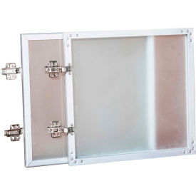 Lorell 59577 Lorell® Frosted Glass Door Kit for Hutch - 36" - Essentials Series image.