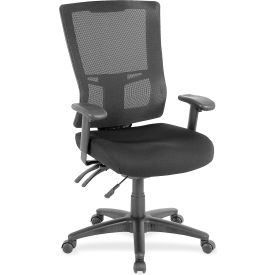 Lorell 85561 Lorell® High-Back Mesh Chair - Black image.