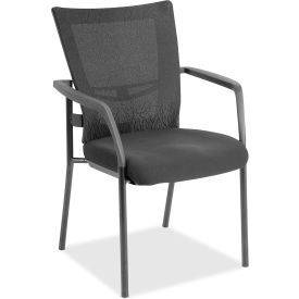 Lorell 85566 Lorell® Mesh Back Guest Chair - Black image.