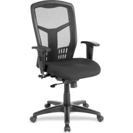 Lorell 86205 Lorell® High-Back Mesh Executive Chair - Black image.