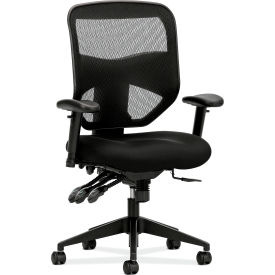 Mesh Task Chair - High Back - Black - Prominent Series view 2
