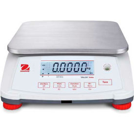 Ohaus Corporation 30031831 Ohaus® Valor 7000 Compact Food Digital Scale 1g 11-13/16" x 8-7/8" Platform image.