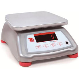 Ohaus® Valor 4000 Portable Compact Food Scale 30lb x 0.005lb 7-1/2" x 9-1/2" Platform 
