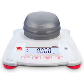 Ohaus Corporation 30253017 Ohaus® Scout® SPX123 Electronic Portable Balance with LCD Display, 120g x 0.001g image.