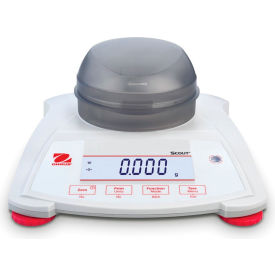 Ohaus Corporation 30253018 Ohaus® Scout® SPX223 Electronic Portable Balance with LCD Display, 220g x 0.001g image.