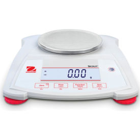 Ohaus Corporation 30253019 Ohaus® Scout® SPX222 Electronic Portable Balance with LCD Display, 220g x 0.01g image.