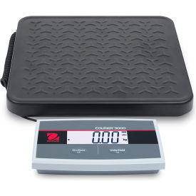 Ohaus Courier 3000 Shipping Scale 150 lb. Cap. x 0.1 lb. Readability 13"" x 12-5/8"" Platform