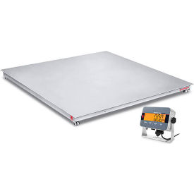 Ohaus® Defender 3000 NTEP Washdown Floor Scale with LCD 4 x 4 5000 lb x 1 lb 